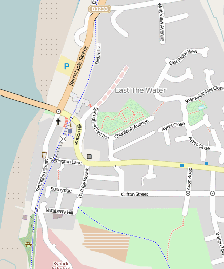 Map of older part of East-the-Water